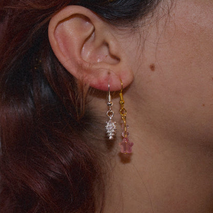 Pinecone Charm Earrings