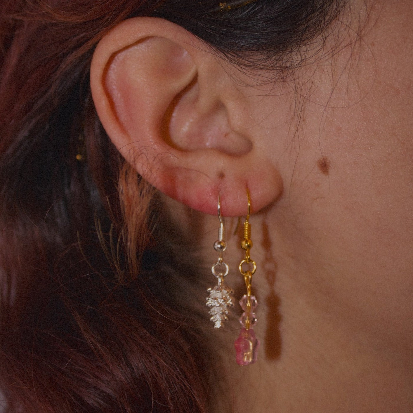 Pinecone Charm Earrings