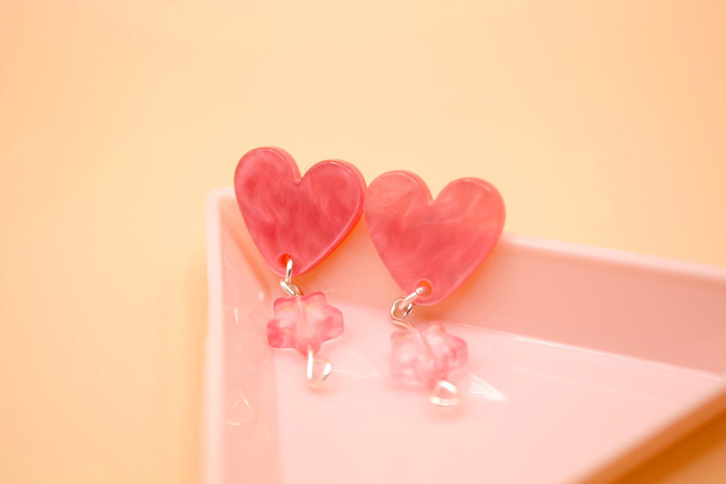 Starry Heart Studs