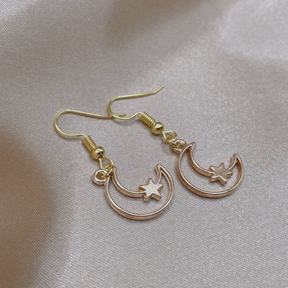 Cosmic Crescent Earrings