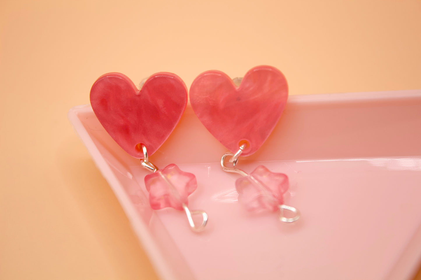 Starry Heart Studs