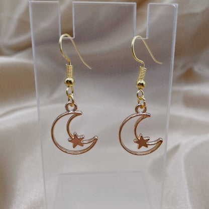 Cosmic Crescent Earrings