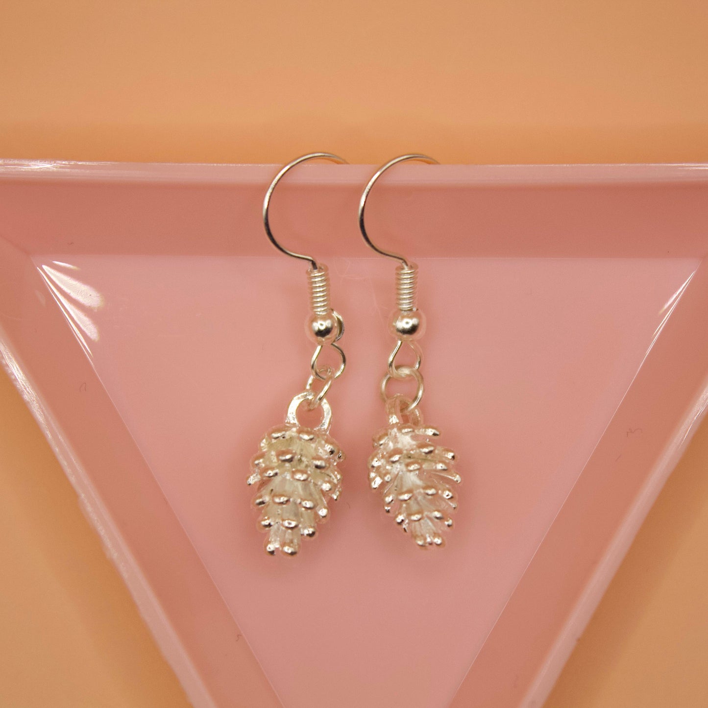 Pinecone Charm Earrings