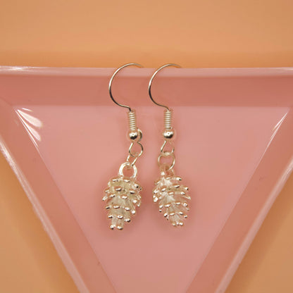 Pinecone Charm Earrings