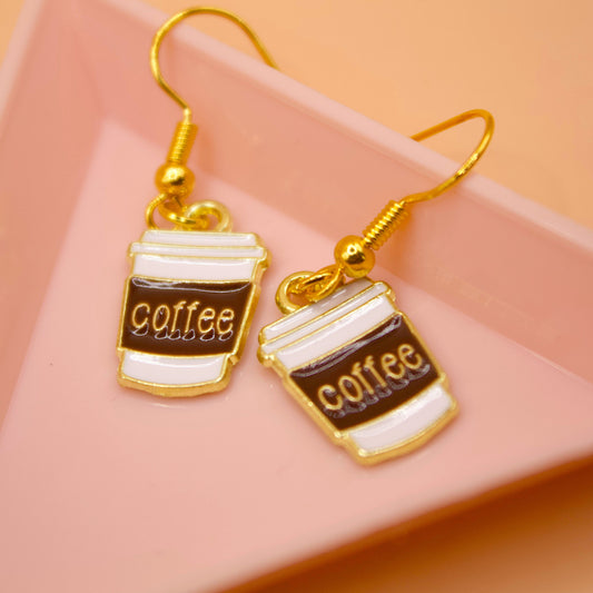 Brew Buddy Coffee Earrings